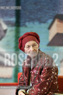 La politica italina Emma Bonino fotografata durante un dibattito presso gli psazi della Nuovola di Fuksas, a Roma. Roma, 7 dicembre 2018.
The Italian politic Emma Bonino photographed during a debate in the space of La Nuovola, in Rome. Rome, December 7th 2018.