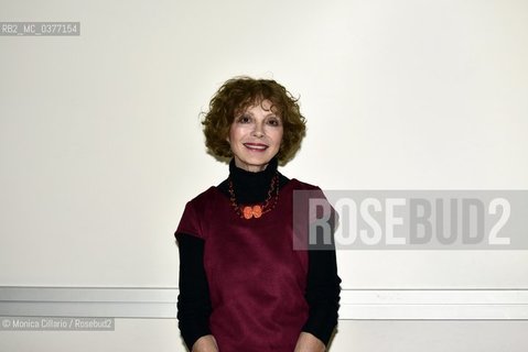 Ben Pastor, scrittrice italiana naturalizzata statunitense, fotografata a Roma negli spazi della Nuvola. In Italia i libri della scrittrice Ben Pastor sono editi da Sellerio. Roma, 7 dicembre 2018. / Ben Pastor, Italian  naturalized American writer, photographed in Rome in the Nuvola spaces. In Italy the books of Ben Pastor are published by Sellerio. Rome, December 7th, 2018.  
