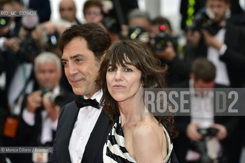 Javier Bardem e Charlotte Gainsbourg alla cerimonia di apertura del 72° Festival del Cinema di Cannes; Cannes, 14 maggio 2019.
Javier Bardem and Charlotte Gainsbourg attend the Cannes film festival annual ceremony; in Cannes, May 14th, 2019