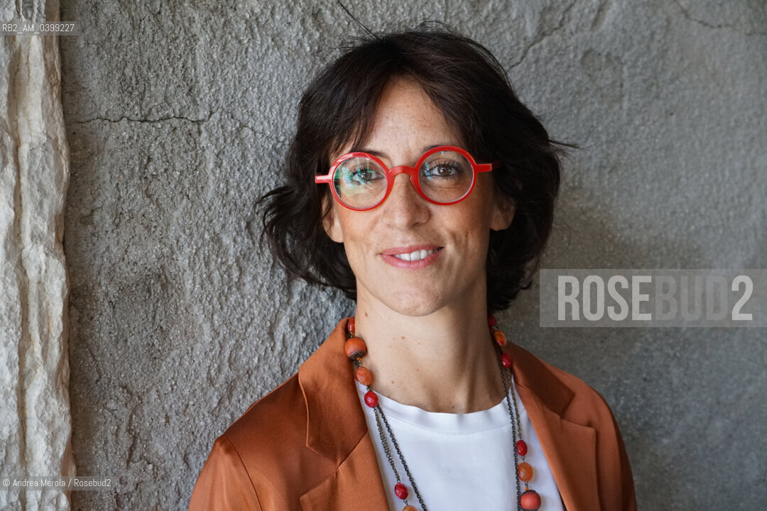 Federica Manzon, autrice finalista alla 62° edizione del premio letterario Campiello col romanzo “ Alma “ (Feltrinelli), Venezia 21 settembre 2024. ©Andrea Merola/Rosebud2