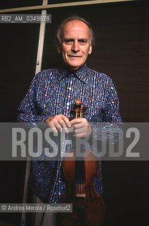 Venice august 1983. YEHUDI MENUHIN, Us/Swiss violinist. ©Andrea Merola/Rosebud2