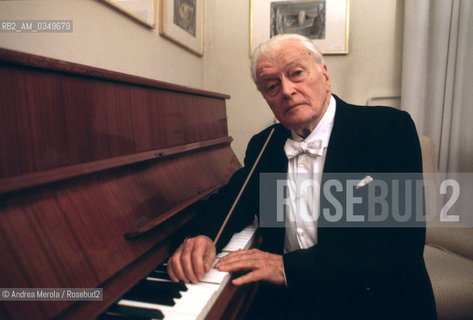 Venice 04 september 1985. GIANANDREA GAVAZZENI, italian orchestra leader. ©Andrea Merola/Rosebud2