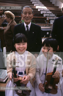 Venice june 1982. SHINIKI SUZUKI, japan music teacher. ©Andrea Merola/Rosebud2