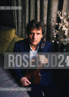 Venice june 1991. UTO UGHI, italian violinist. ©Andrea Merola/Rosebud2