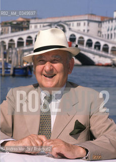 Venice august 1991. NIKITA MAGALOFF, georgian/russian pianist. ©Andrea Merola/Rosebud2