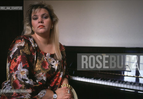 Venice 11 june 1992. LUCIA MAZZARIA, italian soprano singer. ©Andrea Merola/Rosebud2