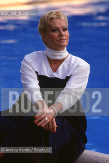 Venice 28 august 1990. LUCIA VALENTINI TERRANI, italian soprano singer. ©Andrea Merola/Rosebud2