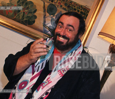 Venice 06 march 1993. LUCIANI PAVAROTTI, italian tenor. ©Andrea Merola/Rosebud2