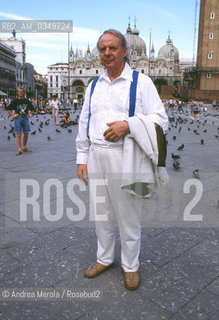 Venice 04 july 1995. KARLHEINZ STOCKHAUSEN, german composer. ©Andrea Merola/Rosebud2