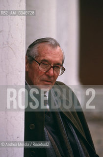 Venice 21 february 1997. ROMAN VLAD, romanian/italian composer. ©Andrea Merola/Rosebud2