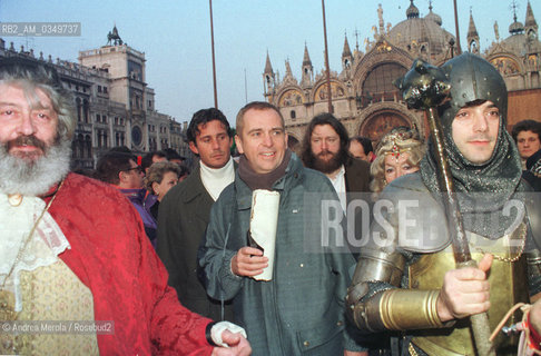 Venice 17 february 1996. PETER GABRIEL, british singer-songwriter, musician and humanitarian activist. ©Andrea Merola/Rosebud2