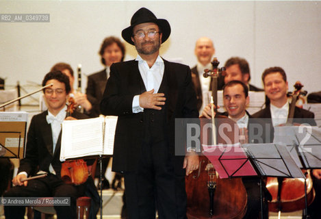 Padua 30 april 1996. LUCIO DALLA , italian musician and singer songwriter. ©Andrea Merola/Rosebud2