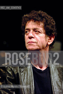 Venice 22 march 2002. Lou Reed, Us musician, singer, and songwriter. ©Andrea Merola/Rosebud2