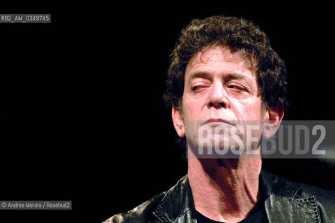 Venice 22 march 2002. Lou Reed, Us musician, singer, and songwriter. ©Andrea Merola/Rosebud2