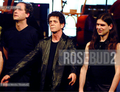 Venice (teatro Malibran) 22 march 2002. Lou Reed, Us musician, singer, and songwriter. ©Andrea Merola/Rosebud2