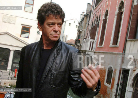 Venice 19 march 2002. Lou Reed, Us musician, singer, and songwriter. ©Andrea Merola/Rosebud2