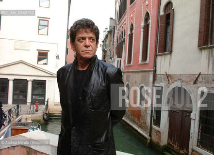 Venice 19 march 2002. Lou Reed, Us musician, singer, and songwriter. ©Andrea Merola/Rosebud2