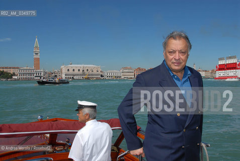 Venice 01 september 2006. ZUBIN MEHTA,  Indian conductor of Western classical music. ©Andrea Merola/Rosebud2