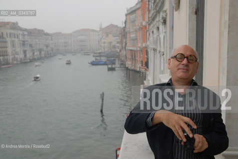 Venice 04 october 2007. Michael Nyman, british composer of minimalist music, pianist, librettist and musicologist,. ©Andrea Merola/Rosebud2