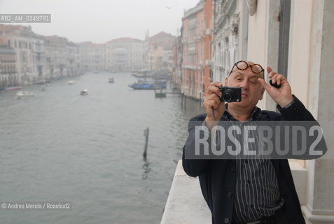 Venice 04 october 2007. Michael Nyman, british composer of minimalist music, pianist, librettist and musicologist,. ©Andrea Merola/Rosebud2