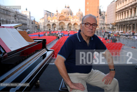 Venice 10 september 2007. Ennio Morricone, italian composer . ©Andrea Merola/Rosebud2