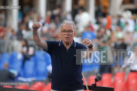 Venice 10 september 2007. Ennio Morricone, italian composer . ©Andrea Merola/Rosebud2