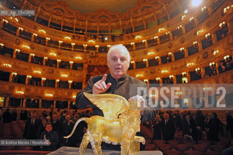 Venice 12 december 2009. DANIEL BAREMBOIM, argentine-born/israelian pianist and conductor. ©Andrea Merola/Rosebud2