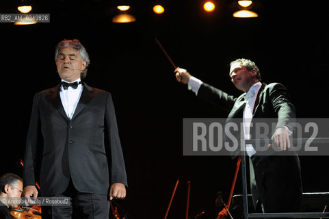 Venice 01 july 2009. Andrea Boccelli, italian opera tenor singer. ©Andrea Merola/Rosebud2