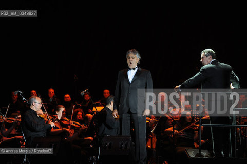 Venice 01 july 2009. Andrea Boccelli, italian opera tenor singer. ©Andrea Merola/Rosebud2