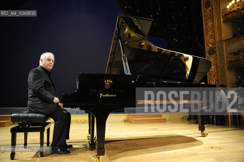 Venice 12 december 2009. DANIEL BAREMBOIM, argentine-born/israelian pianist and conductor. ©Andrea Merola/Rosebud2