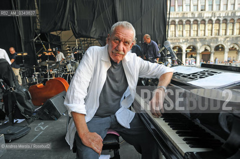 VVenice 31 july 2009. Paolo Conte, italian singer - songwriter.. ©Andrea Merola/Rosebud2