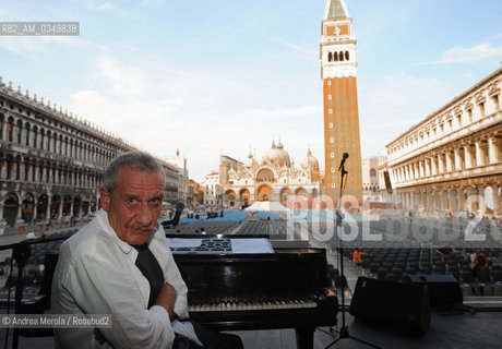 Venice 31 july 2009. Paolo Conte, italian singer - songwriter. ©Andrea Merola/Rosebud2