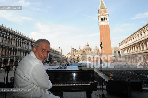 Venice 31 july 2009. Paolo Conte, italian singer - songwriter. ©Andrea Merola/Rosebud2