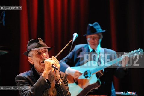 Venice 03 august 2009. LEONARD COHEN, canadian poet, song-writer and music composer. ©Andrea Merola/Rosebud2