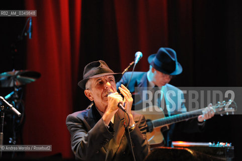 Venice 03 august 2009. LEONARD COHEN, canadian poet, song-writer and music composer. ©Andrea Merola/Rosebud2