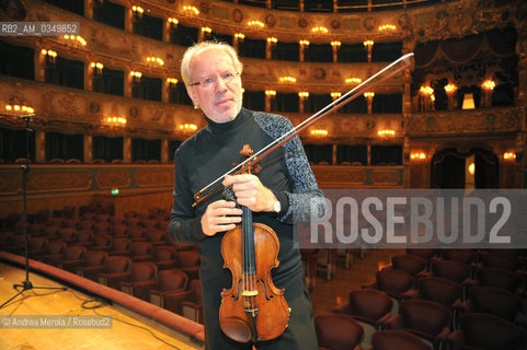 Venice 14 december 2011. Gidon Kremer, latvian classical violinist. ©Andrea Merola/Rosebud2