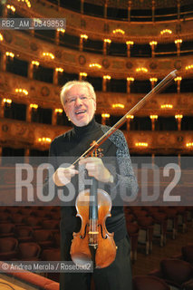 Venice 14 december 2011. Gidon Kremer, latvian classical violinist. ©Andrea Merola/Rosebud2