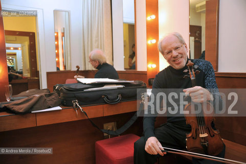 Venice 14 december 2011. Gidon Kremer, latvian classical violinist. ©Andrea Merola/Rosebud2