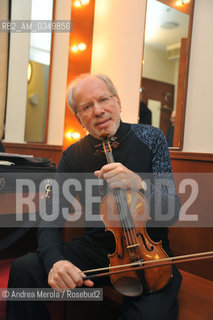 Venice 14 december 2011. Gidon Kremer, latvian classical violinist. ©Andrea Merola/Rosebud2