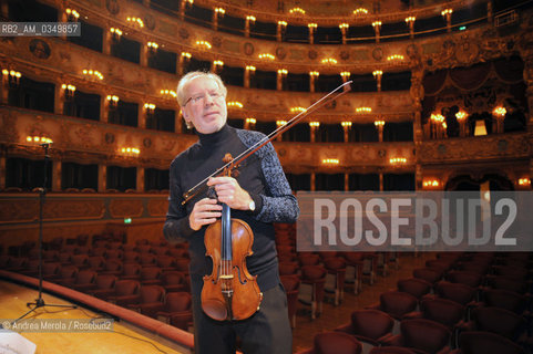 Venice 14 december 2011. Gidon Kremer, latvian classical violinist. ©Andrea Merola/Rosebud2