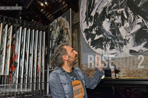 Venice 16 may 2014. Stefano Bollani, Italian jazz pianist. ©Andrea Merola/Rosebud2