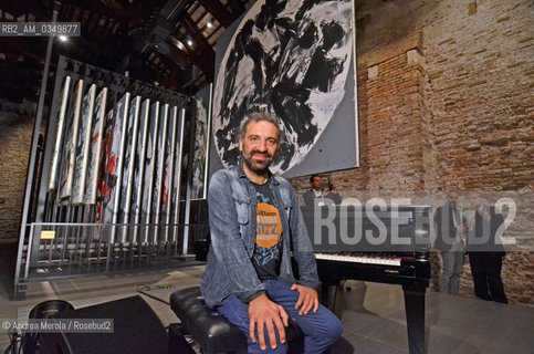 Venice 16 may 2014. Stefano Bollani, Italian jazz pianist. ©Andrea Merola/Rosebud2