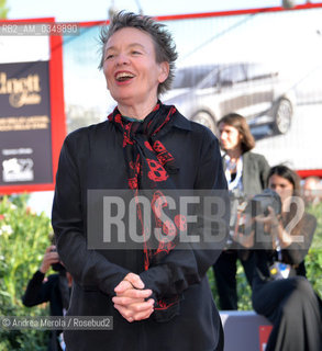 Venice 09 september 2015. Laurie Anderson, Us avant-garde artist, composer, musician and film director. ©Andrea Merola/Rosebud2