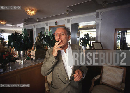 02/09/1992 VENEZIA. Luigi Malerba, italian writer. ©Andrea Merola/Rosebud2