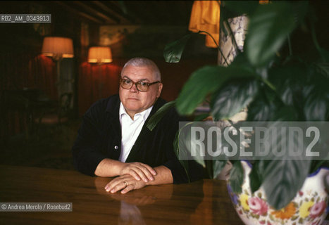 04/09/1993 VENEZIA. Raffaele Crovi, italian writer. ©Andrea Merola/Rosebud2