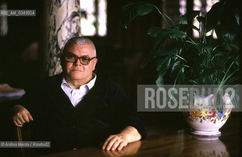 04/09/1993 VENEZIA. Raffaele Crovi, italian writer. ©Andrea Merola/Rosebud2