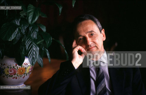 04/09/1993 VENEZIA. Antonio Debenedetti, italian writer. ©Andrea Merola/Rosebud2