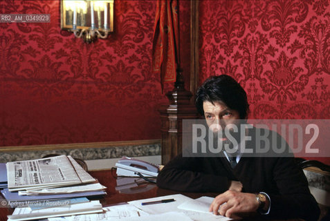 05/12/1993 VENEZIA. Massimo Cacciari, italian philosopher. ©Andrea Merola/Rosebud2