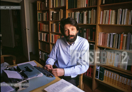 30/04/1992 VENEZIA. Massimo Cacciari, italian philosopher. ©Andrea Merola/Rosebud2