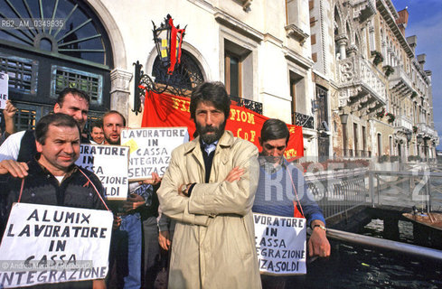 25/05/1994 VENEZIA. Massimo Cacciari, italian philosopher. ©Andrea Merola/Rosebud2